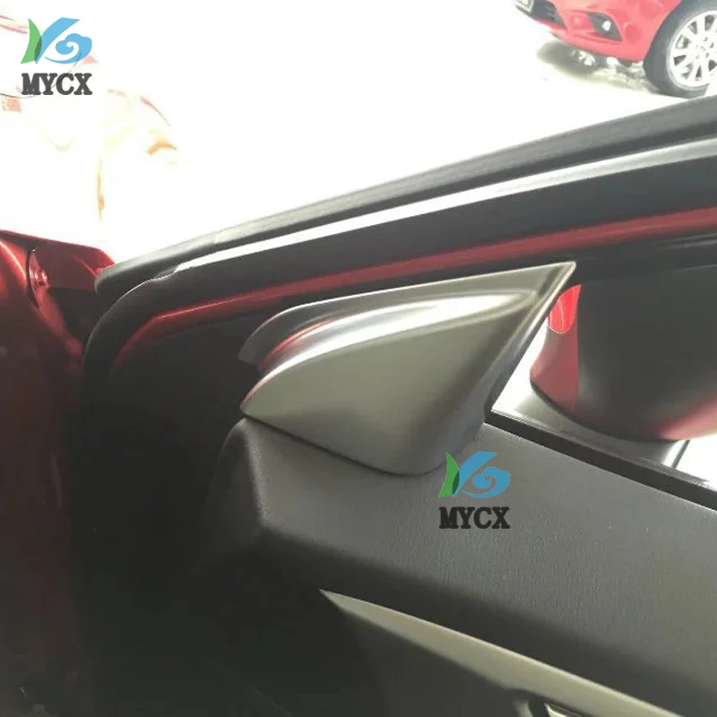 Для Mazda CX-4 CX4 CX 4 2 шт., автомобильная передняя дверь, окно, внутренний треугольник, крышка, отделка, интерьер, литье, аксессуар