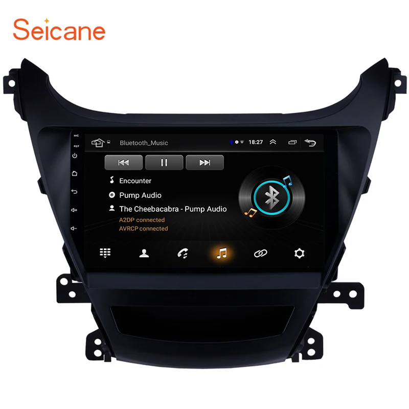 Seicane 9 дюймов для 2014-2016 hyundai Elantra авто gps навигация Bluetooth Сенсорный экран автомобиля стерео тв тюнер резервная камера TPMS