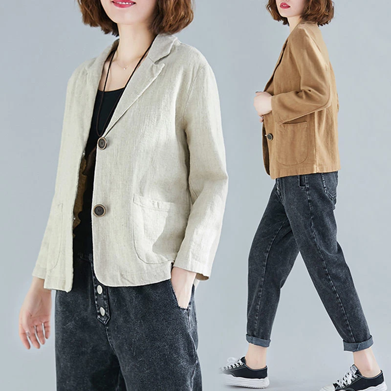 linen summer jacket womens