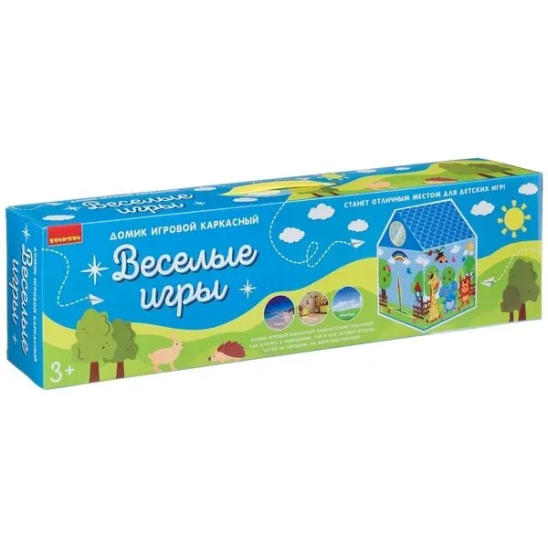 Домик Bondibon каркасный &quotВеселые игры&quot Зверята (ВВ4482) |