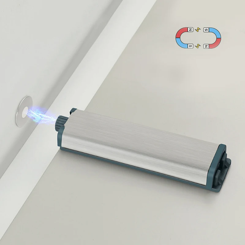 NAIERDI 10PCS Stainless Steel Door Stopper Cabinet Catches Push to Open Touch Damper Buffer Quiet Closer Furniture Hardware