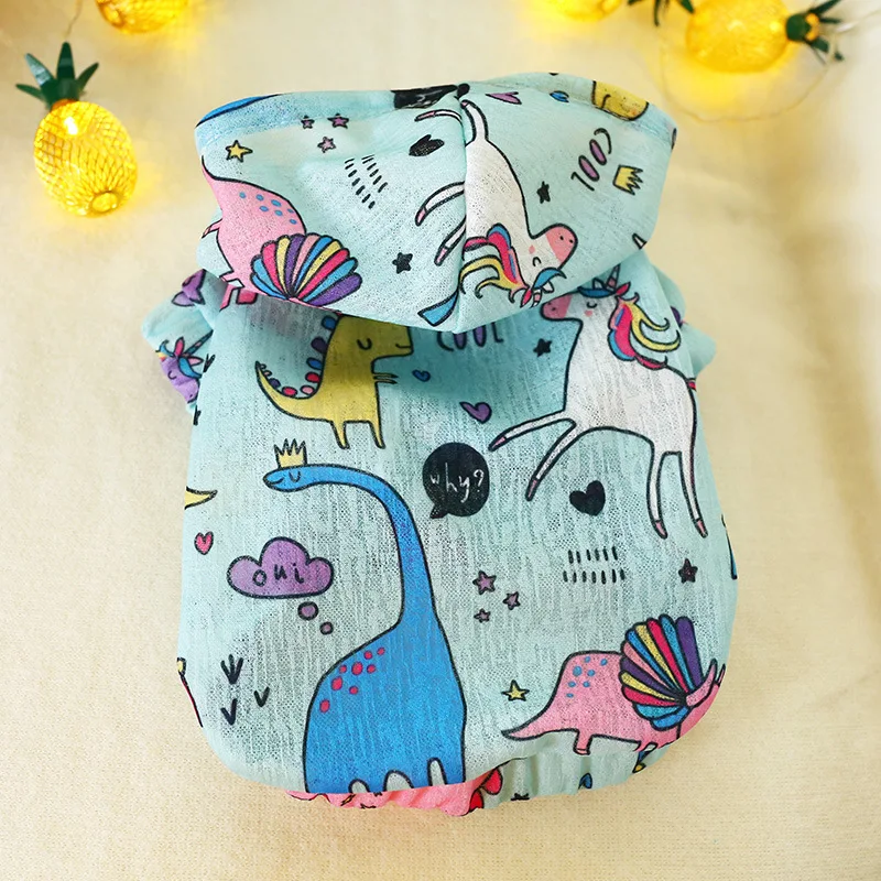 

Dog Clothes Summer Light And Cute Cool And Comfortable Graffiti Small Blouse Teddy Bomei Small Dog Milk Dog Multiple Styles