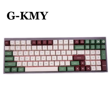 G-MKY OSA GREEN CAMP KEYCAP PBT DOUBLE SHOT Keycap FOR Cherry MX switch keycaps for Wired USB Mechanical Gaming keyboard pro wired rgb mechanical keyboard bluetooth wireless cherry switch gaming keyboard double shot backlit keycaps for gamer