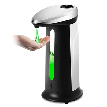 

400ml Automatic Liquid Soap Dispenser Intelligent Sensor Induction Touchless Hand Washing Device Sanitizer for Kitchen Bathroom