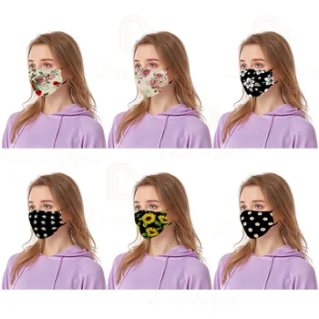 

3pcs Masques Anti Protective Mouth Mask PM 2.5 Respirator Filter Protection Face Mouth Mask Reusable Washable