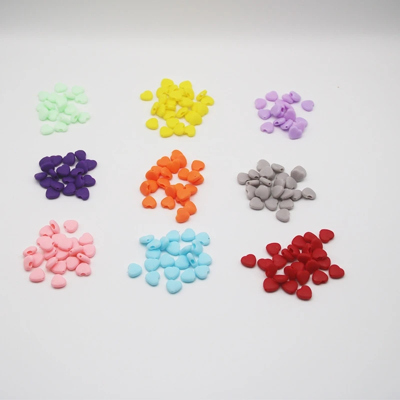 Description Picture 2 of item50-400PCS Crafts Silicone Buttons Love Heart Adjustable Face Mask Cord Locks DIY Elastic Band Stop Drawstring Accessories Button