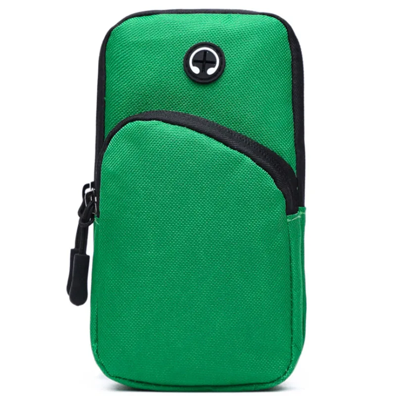 1PC Waterproof Man Women Gym Sports Arm Bag Running Jogging Cell Phone Holder Zipper Belt Pouch For 5-6.5 Inch