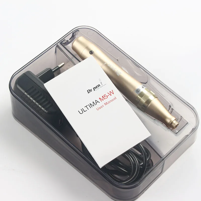 Беспроводная перезаряжаемая ручка для дермы Dr. Pen M5-W микроиглы машина с байонетным игольчатым картриджем круглый Nano ULTIMA M5