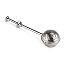 Premium Stainless Steel Teapot Tea Strainer Ball Shape Mesh Tea Infuser Filter Reusable Tea Bag Spice Tea Tool Accessories
