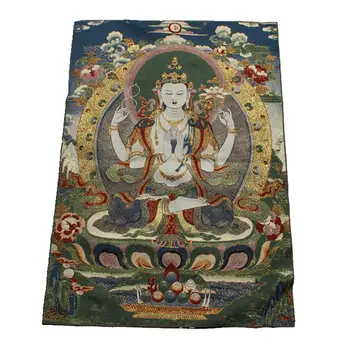 

Collection of Nepalese embroidered four wall Avalokitesvara