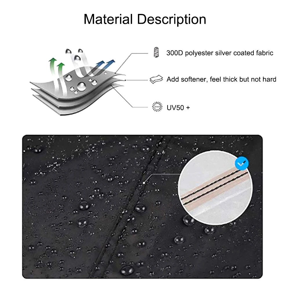 300D Waterproof Motorcycle Cover 6