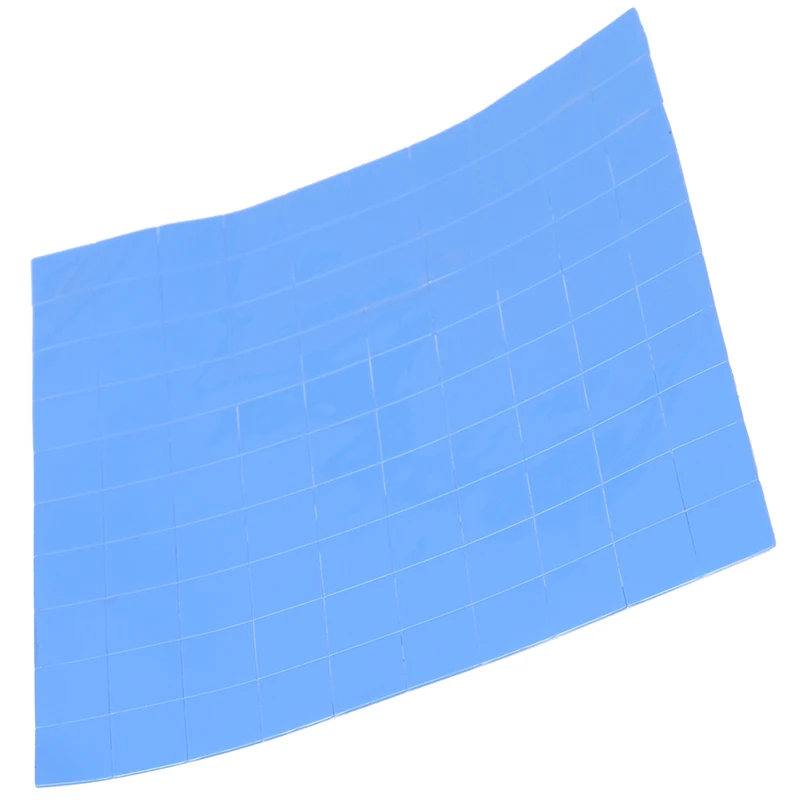 Thermal Pad GPU CPU Heatsink Cooling Conductive Silicone Pad 10*10*0.5mm 100Pcs