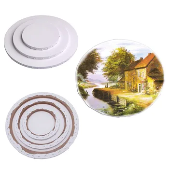 

Round Canvas Panel Blank Cotton Acrylic Art Artist Oil Painting