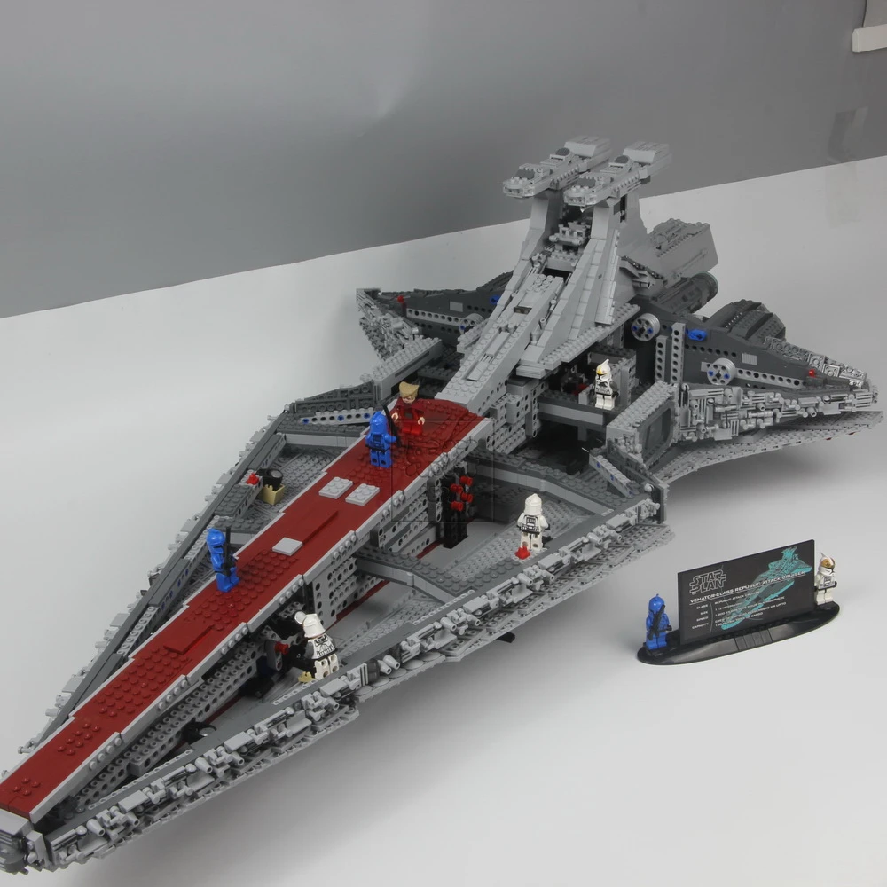 05077 UCS Venator Звездный Разрушитель совместимый LeSet Звездный план Moc Набор строительных блоков кирпичи развивающие игрушки подарки на день рождения