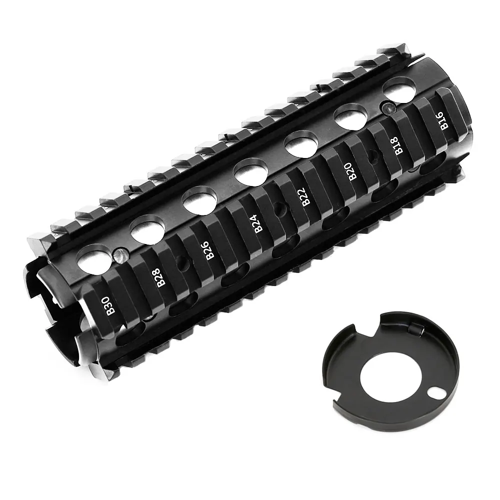M4/ M16 Airsoft AEG RIS Handguard 6 7 дюймов CNC Picatinny 20 мм 4 рельсовая система Tacband G13M Series |