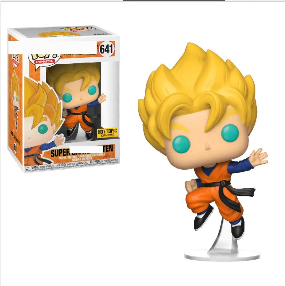 Оригинальный FUNKO Pop Dragon Ball Super Porunga Saiyan Goku супер вегета коллекция кукол из пвх