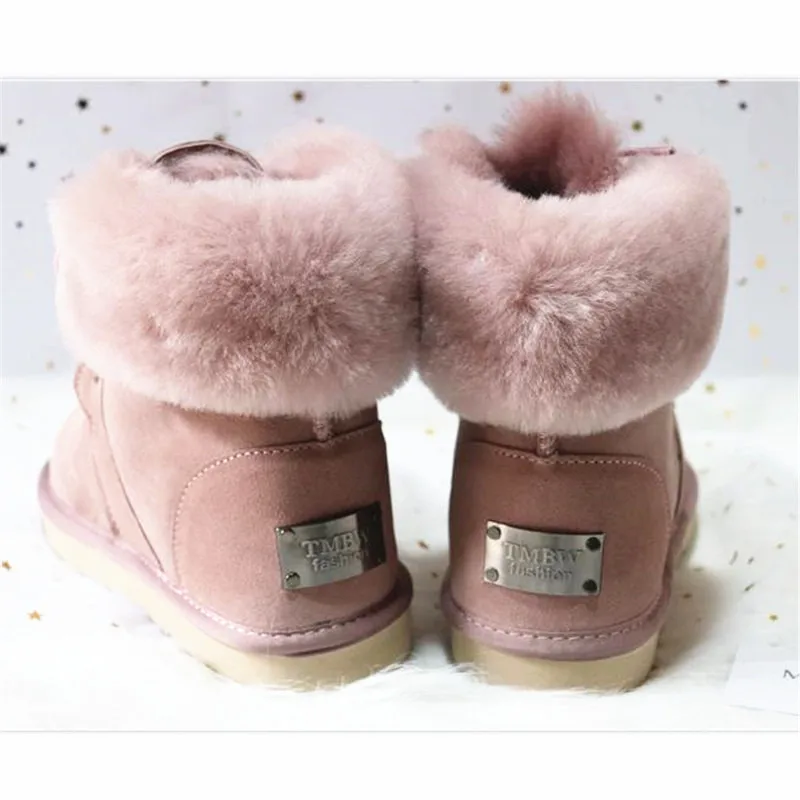 2019-New-Women-Boots-Snow-Boots-Genuine-Sheepskin-Leather-Fashion-Ankle-Boots-100-Natural-Fur-Warm (2)