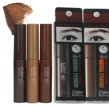 Стойкая Тушь для бровей, 3 цвета, крем для бровей, макияж бровей, темно-коричневый крем-краска, усилитель бровей, косметика