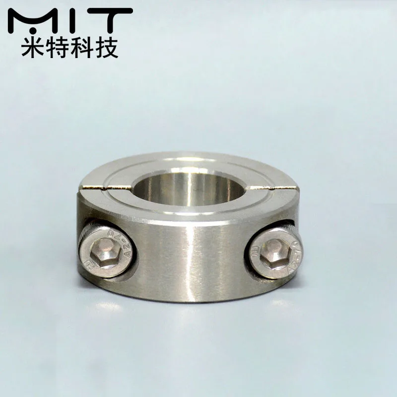 1 PCS Double Split Shaft Collar,SAFYY 304 Stainless Steel Two-Piece
