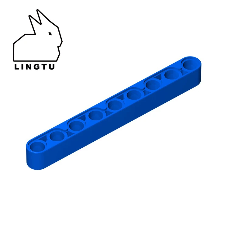 LINGTU строительный блок для бренда 64289 40490 Liftarm 1x9 Толстый Technic Развивающие детские игрушки Nanoblock - Цвет: 23