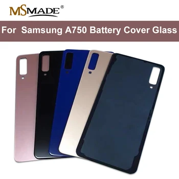 

For Samsung Galaxy A750 Battery Cover + Camera Glass Lens For Samsung A750F A7 2018 Back Door Replacement Parts