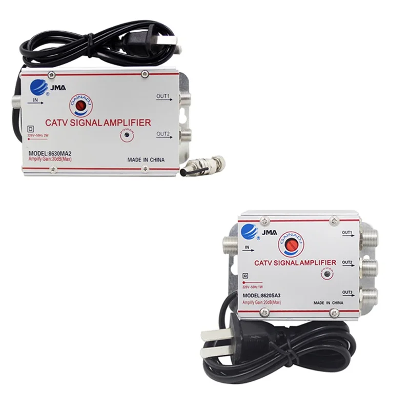 2/3 Way 20db CATV TV antennaSignal Amplifier Antenna for digital tv box Signal Booster Splitter | Электроника