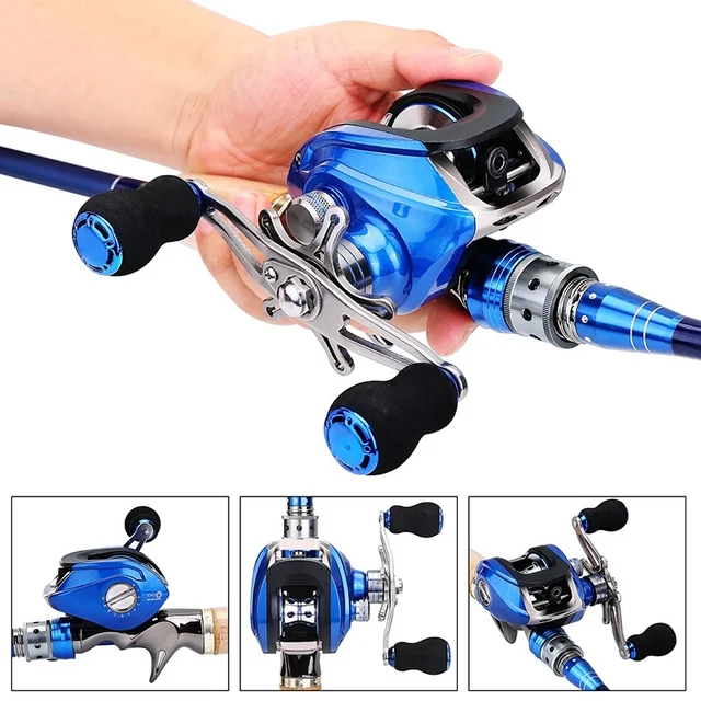 Sougayilang Rod and Reel 2 1M 2 4M Carbon 4 Pieces Fishing Rod with 17