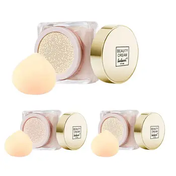 

Mushroom Concealer Air Cushion BB Nude Concealer CC Cream Oil Control Moisturizing Liquid Foundation With Cosmetic Puff