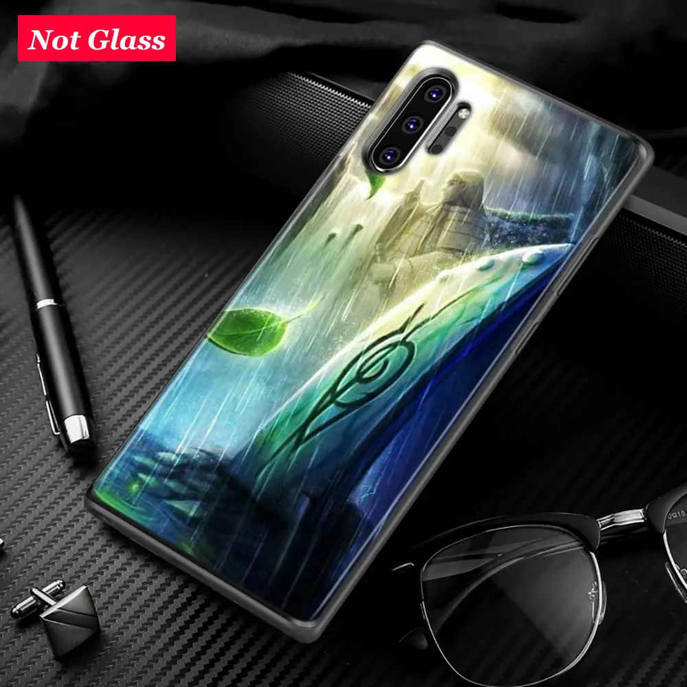 Черный силиконовый чехол аниме Наруто для samsung Galaxy Note 10Plus 10 Pro 9 8 S10 S9 S8 Plus S7 S6 Чехол Для Телефона