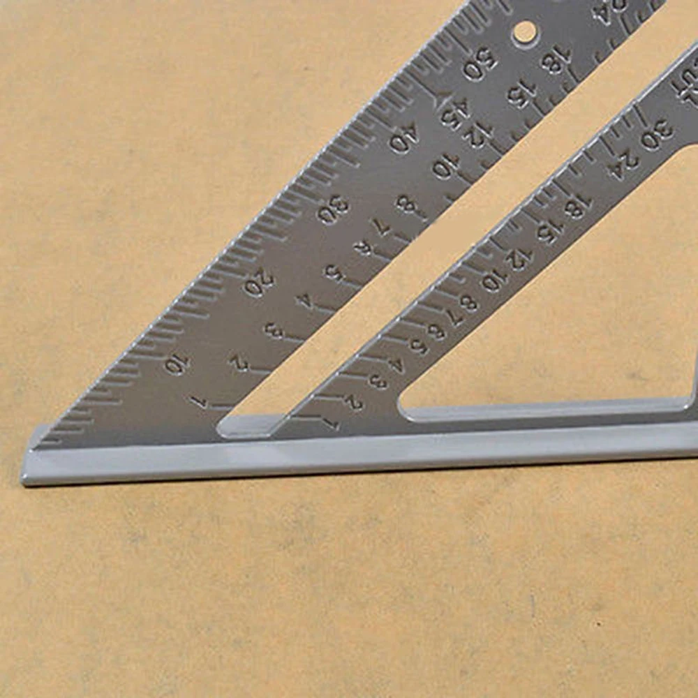 6,5 дюйма линейки Треугольники из алюминиевого сплава транспортир митер обрамление измерительная линейка для плотника