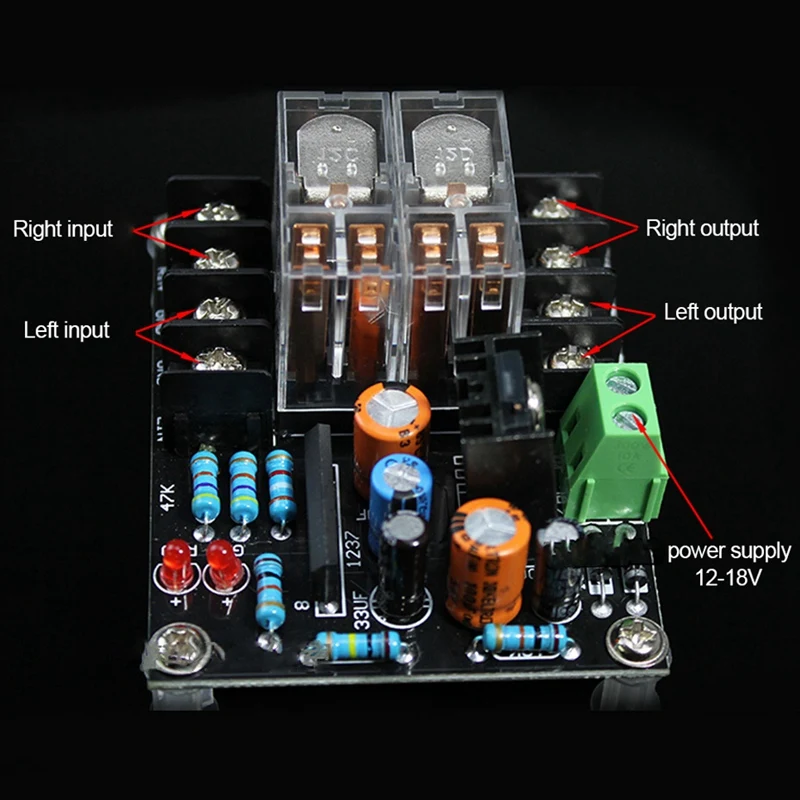 NEW-12-24V UPC1237 защита динамика доска защита громкого динамика комплект часть задержка загрузки DC монитор