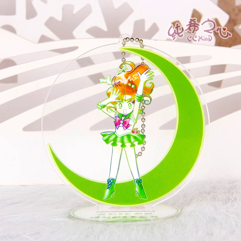 Аниме Сейлор Мун Косплей фигурка акриловый с принтом подставка брелок Подвеска Аксессуары подарок - Цвет: 12