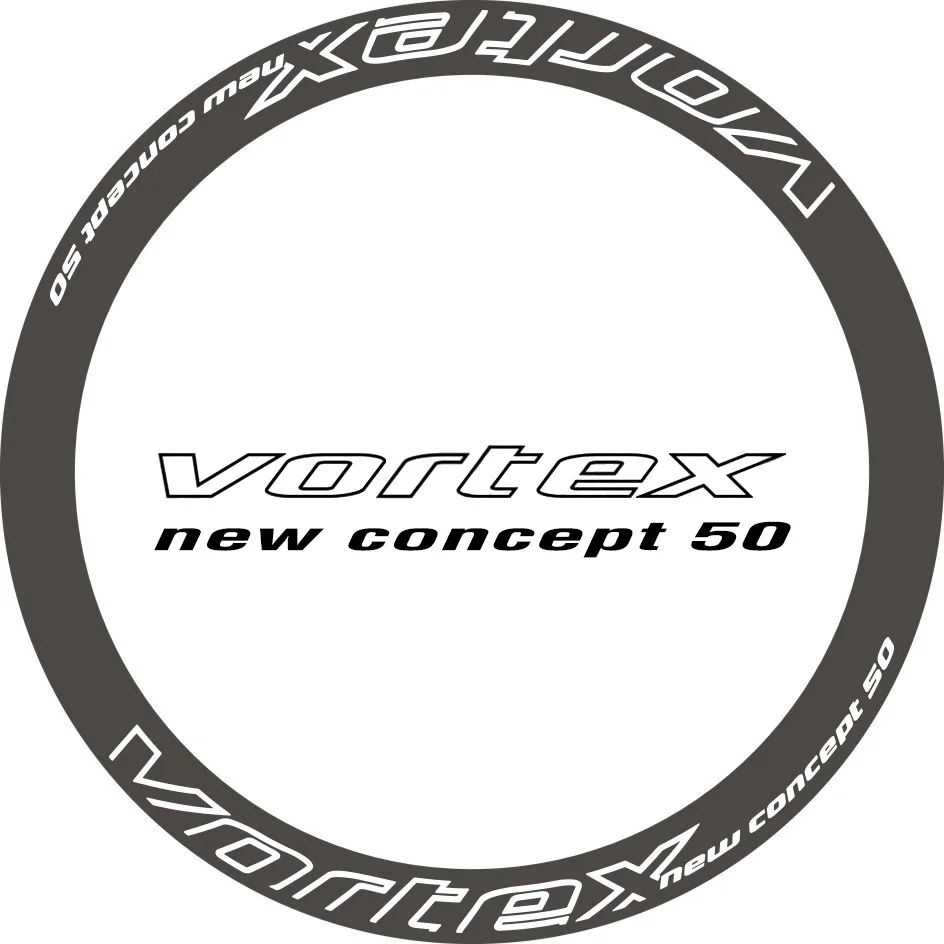 Два колеса наклейки Набор для Vortex новая концепция 50 углеродный обод дорожный велосипед Велоспорт наклейки