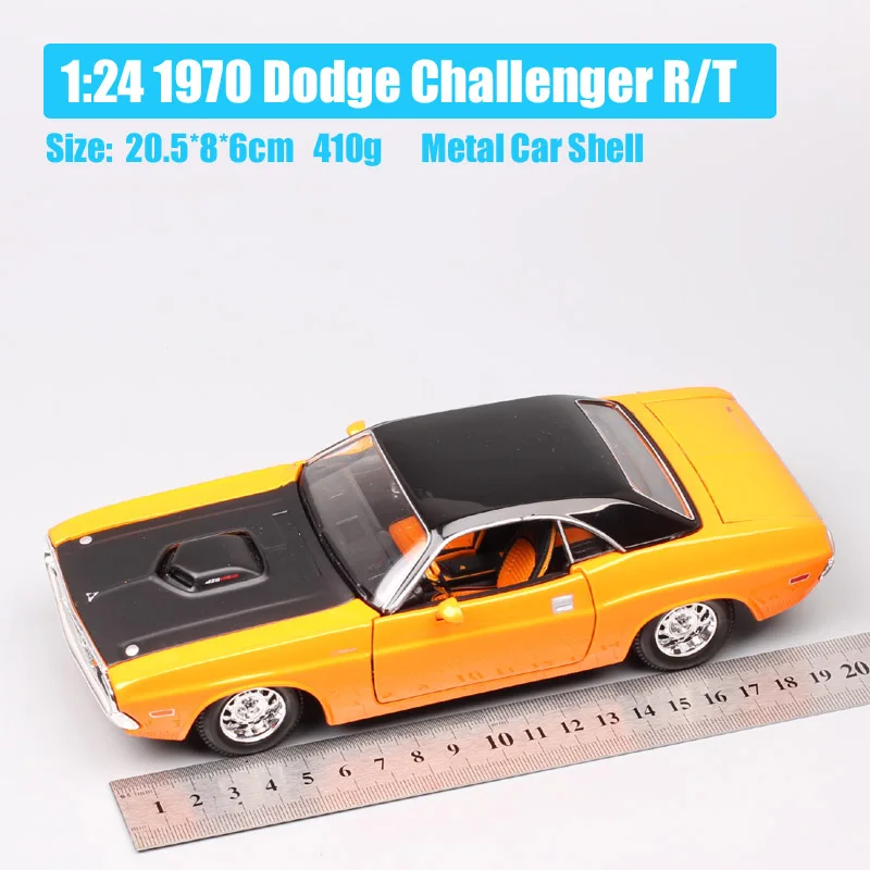 1:24 модель Maisto классический старый 1970 Dodge Challenger RT мускул автомобиль литье под давлением модель игрушки Спортивные Гонки Авто подарок миниатюрная коллекционная