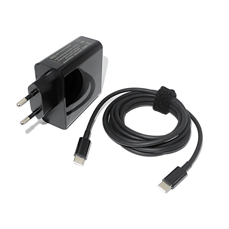 65W 20V 3.25A EU Wall PD Зарядное устройство USB Type C адаптер питания для ноутбука Macbook Pro 12 13
