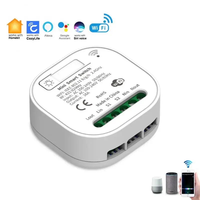 Умный выключатель Homekit дистанционное управление через приложение Cozylife голосовое