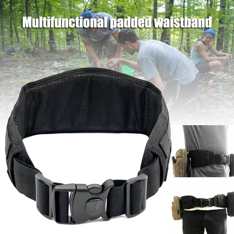 Outdoor Multi-function Belt Padded Load-bearing MOLLE Waist Hanging hiking Multifunction for Travel BF | Спорт и развлечения