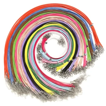 

Lobster buckle multi-style wax rope clavicle chain wax line rope beaded line handmade diy jewelry material necklace pendant rope