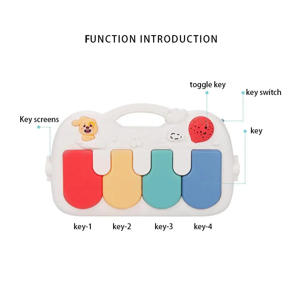 Brinquedos do Bebê Rack de Aptidão Música de Piano Intelectual de Plástico Esteiras de Ginástica Crianças Cobertor Jogo Brinquedos Desenvolvimento 7 Desenvolvimento Intelectual de Plástico Esteiras de Ginástica
