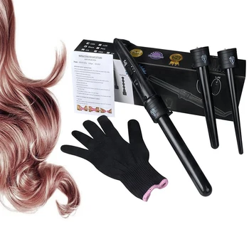 

Multifunctional Hair Curler Rollers Machine Hair Wave Wand Electric Looper Hair 3-in-1 Curling Iron Curlers Hair For Women Xmas