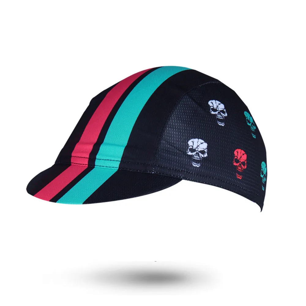 Cycling Bike Headband Cap Bicycle Helmet Wear Cycling Equipment Hat For Men's Race Bike Multicolor Free Size Riding Cap