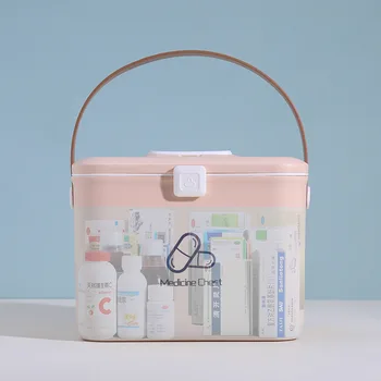 

Medicine Box Home Medicine Box Medicine Storage Box Child Family Size Portable Portable Emergency Medical Box Wy112919