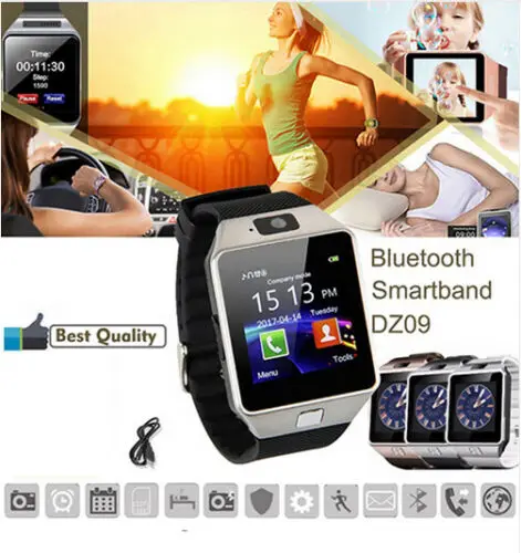 Последние DZ09 Модные мужские Смарт-часы с камерой водонепроницаемые Smartwatch телефон mate для Android samsung iPhone PK A1 A7 GT08