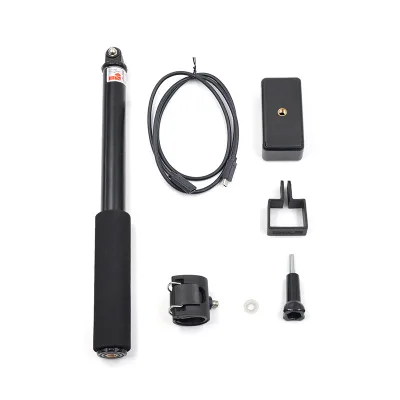 Typec Cable Для DJI OSMO ACTION OSMO карманный портативный селфи палка Регулируемый зажим для мобильного телефона стабилизатор удлинитель для камеры аксессуары - Цвет: Typec Cable