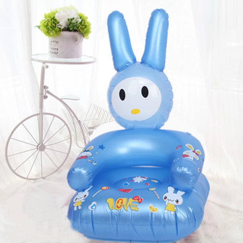 Medoboo Baby Kid Inflatable Sofa Folding Cartoon PVC Baby Learning to Sit Sofas Portable Children Bathroom Sofa Chair Seat *