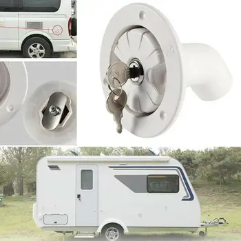 

RV Accessories Water inlet with lock Lockable Gravity Fresh Water Filler Inlet Filter RV Boat Trailer Accessories