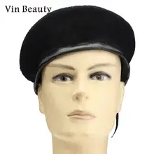 Берет Мода Унисекс Армия Армия Солдат Шляпа Мужчины Женщины Шерсть Берет Равномерное Cap Старинные На Открытом Воздухе Солнце Ха плоский топ Берет