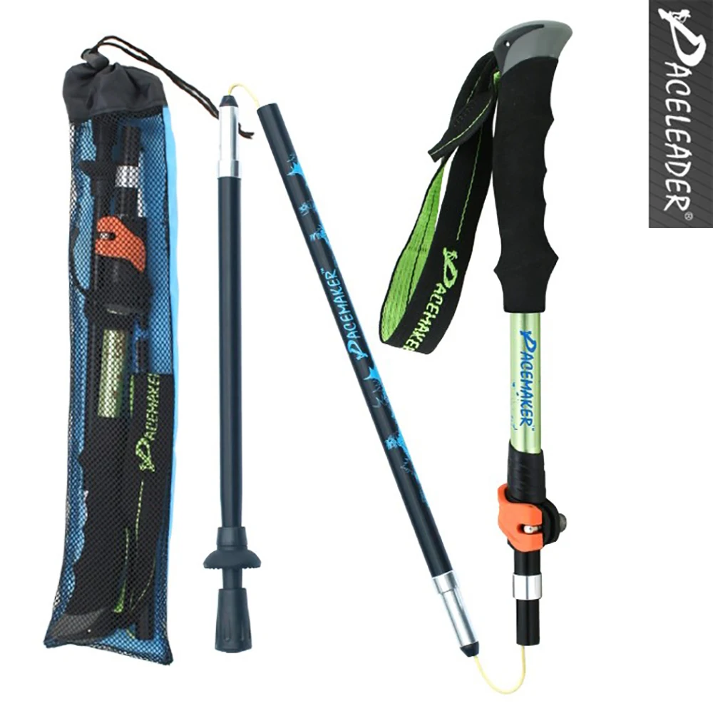 

Camping Equipment Hiking Stick External Lock Trekking Pole Walking Stick Hike Telescope Stick Nordic Walk cane mountain-climbing