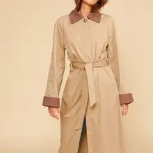 Cappotto da donna 2021 autunno/inverno fodera in lana nuovo stile giacca a vento francese cappotto lungo