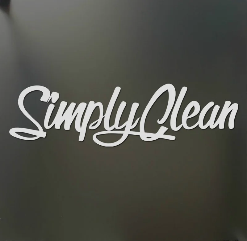 Simply Clean V2 стикер смешной JDM окно грузовика наклейка на окно Jew64